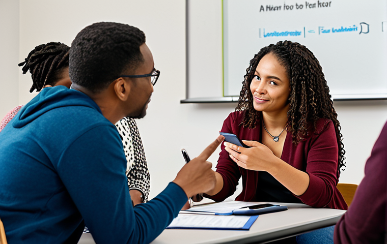 Media Literacy Workshop**

"A diverse group of adults participating in a media literacy workshop, learning how to identify fake news on their smartphones. Focus on the instructor pointing to a checklist with steps for fact-checking. Bright, modern classroom setting. Safe for work, appropriate content, fully clothed, professional, perfect anatomy, natural pose, high resolution, educational, family-friendly."

**