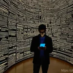 Home 9 가짜뉴스의 언어적 특징 - **Prompt 1: The Labyrinth of Digital Information**
"A person, visibly overwhelmed and wearing co...